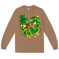 Toasted Coconut St. Patrick's Day lucky heart Long Sleeve Tee - Neo Western