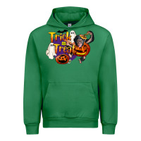 Emerald Trick Or Treat Chimpanzee Urban Hoodie - LillyAllenDesigns