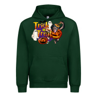 Forest Green Trick Or Treat Chimpanzee Urban Hoodie - LillyAllenDesigns