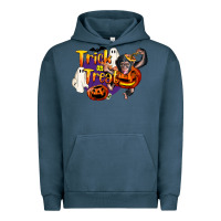 Pigment Midnight Navy Trick Or Treat Chimpanzee Urban Hoodie - LillyAllenDesigns