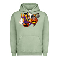 Pigment Oil Green Trick Or Treat Chimpanzee Urban Hoodie - LillyAllenDesigns