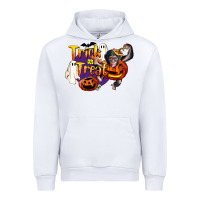White Trick Or Treat Chimpanzee Urban Hoodie - LillyAllenDesigns