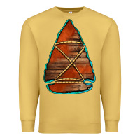 Antique Gold wooden arrowhead Premium Sweatshirt - Jasminsmagicworld