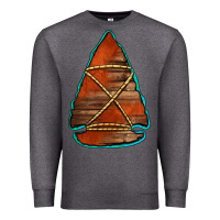 Charcoal Heather wooden arrowhead Premium Sweatshirt - Jasminsmagicworld