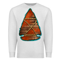 Oatmeal Heather wooden arrowhead Premium Sweatshirt - Jasminsmagicworld