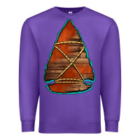 Purple wooden arrowhead Premium Sweatshirt - Jasminsmagicworld