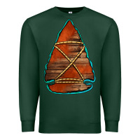 Sports Green wooden arrowhead Premium Sweatshirt - Jasminsmagicworld