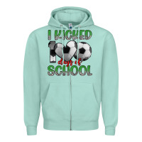 Seafoam i kicked 100 days of school Zipper Hoodie - Artiststas