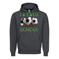 Smoke i kicked 100 days of school Zipper Hoodie - Artiststas