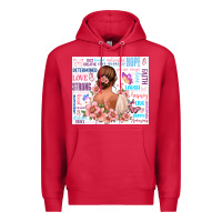 Cardinal positive affirmations girl Premium Hoodie - MaliasSmallBusiness