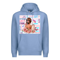 Colony Blue positive affirmations girl Premium Hoodie - MaliasSmallBusiness