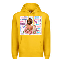 Lemon positive affirmations girl Premium Hoodie - MaliasSmallBusiness