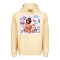 Pina Colada positive affirmations girl Premium Hoodie - MaliasSmallBusiness