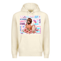 Sandshell positive affirmations girl Premium Hoodie - MaliasSmallBusiness