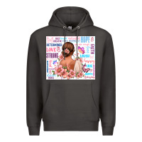 Smoke positive affirmations girl Premium Hoodie - MaliasSmallBusiness