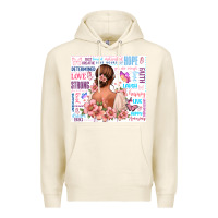 Tofu positive affirmations girl Premium Hoodie - MaliasSmallBusiness