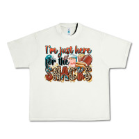 Pistachio i'm just here for the snacks american football Urban Heavy Tee - Zillion Design Studio