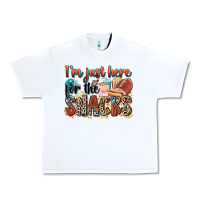 White i'm just here for the snacks american football Urban Heavy Tee - Zillion Design Studio