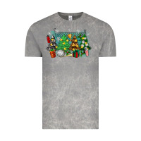 Cloud Rock christmas trees with volleyball Vintage Tee - Zillion Design Studio