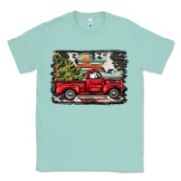 Seafoam christmas truck Classic Tee - BarkalooDesign