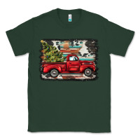 Sports Green christmas truck Classic Tee - BarkalooDesign