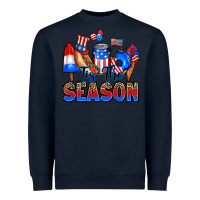 Navy tis' the season Heavyweight Sweatshirt - RanaPortraitStore