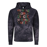 Cloud Black my bells don't jingle without coffee Vintage Hoodie - MaliasSmallBusiness