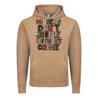 Vintage Coffee my bells don't jingle without coffee Vintage Hoodie - MaliasSmallBusiness