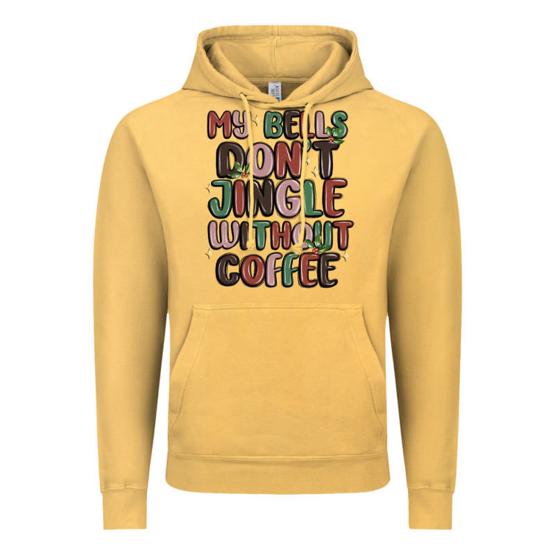 My Bells Don't Jingle Without Coffee Vintage Hoodie by MaliasSmallBusiness | Teevron
