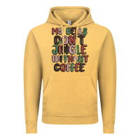 Vintage Mustard my bells don't jingle without coffee Vintage Hoodie - MaliasSmallBusiness