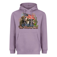 Lavender chill the fourth out cows 4th july america Heavyweight Hoodie - NancyCooperArtShop