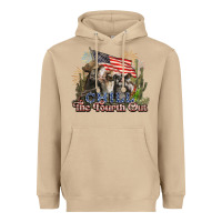 Mushroom chill the fourth out cows 4th july america Heavyweight Hoodie - NancyCooperArtShop