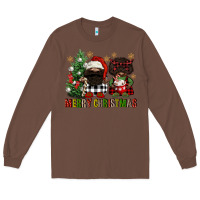 Chestnut merry christmas buffalo afro gnomies Long Sleeve Tee - FaDigitalArtStudio