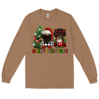 Toasted Coconut merry christmas buffalo afro gnomies Long Sleeve Tee - FaDigitalArtStudio