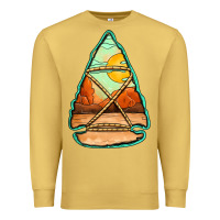 Antique Gold western desert arrowhead Premium Sweatshirt - Jasminsmagicworld