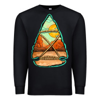Black western desert arrowhead Premium Sweatshirt - Jasminsmagicworld