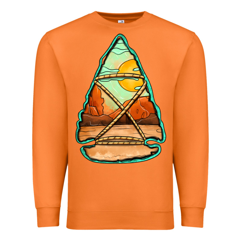 Western Desert Arrowhead Premium Sweatshirt by Jasminsmagicworld | Teevron