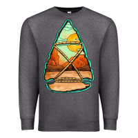 Charcoal Heather western desert arrowhead Premium Sweatshirt - Jasminsmagicworld