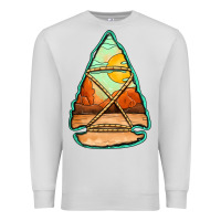 Dove Grey western desert arrowhead Premium Sweatshirt - Jasminsmagicworld