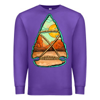 Purple western desert arrowhead Premium Sweatshirt - Jasminsmagicworld