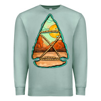 Seafoam western desert arrowhead Premium Sweatshirt - Jasminsmagicworld