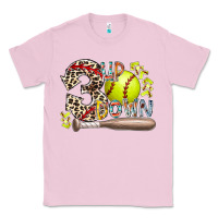 Bubblegum Pink three up down softball Classic Tee - RacoonDesign