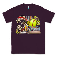 Plum three up down softball Classic Tee - RacoonDesign