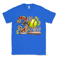 True Royal three up down softball Classic Tee - RacoonDesign