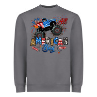 Storm fourth of july monster truck all american boy Heavyweight Sweatshirt - RanaPortraitStore