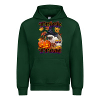 Forest Green Halloween Hedgehog Trick Or Treat Urban Hoodie - LillyAllenDesigns