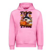 Fuchsia Pink Halloween Hedgehog Trick Or Treat Urban Hoodie - LillyAllenDesigns