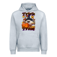 Heather Grey Halloween Hedgehog Trick Or Treat Urban Hoodie - LillyAllenDesigns