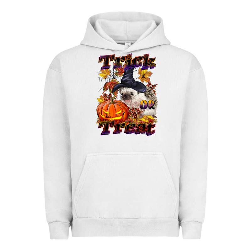 Halloween Hedgehog Trick Or Treat Urban Hoodie by LillyAllenDesigns | Teevron