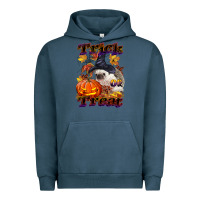 Pigment Midnight Navy Halloween Hedgehog Trick Or Treat Urban Hoodie - LillyAllenDesigns